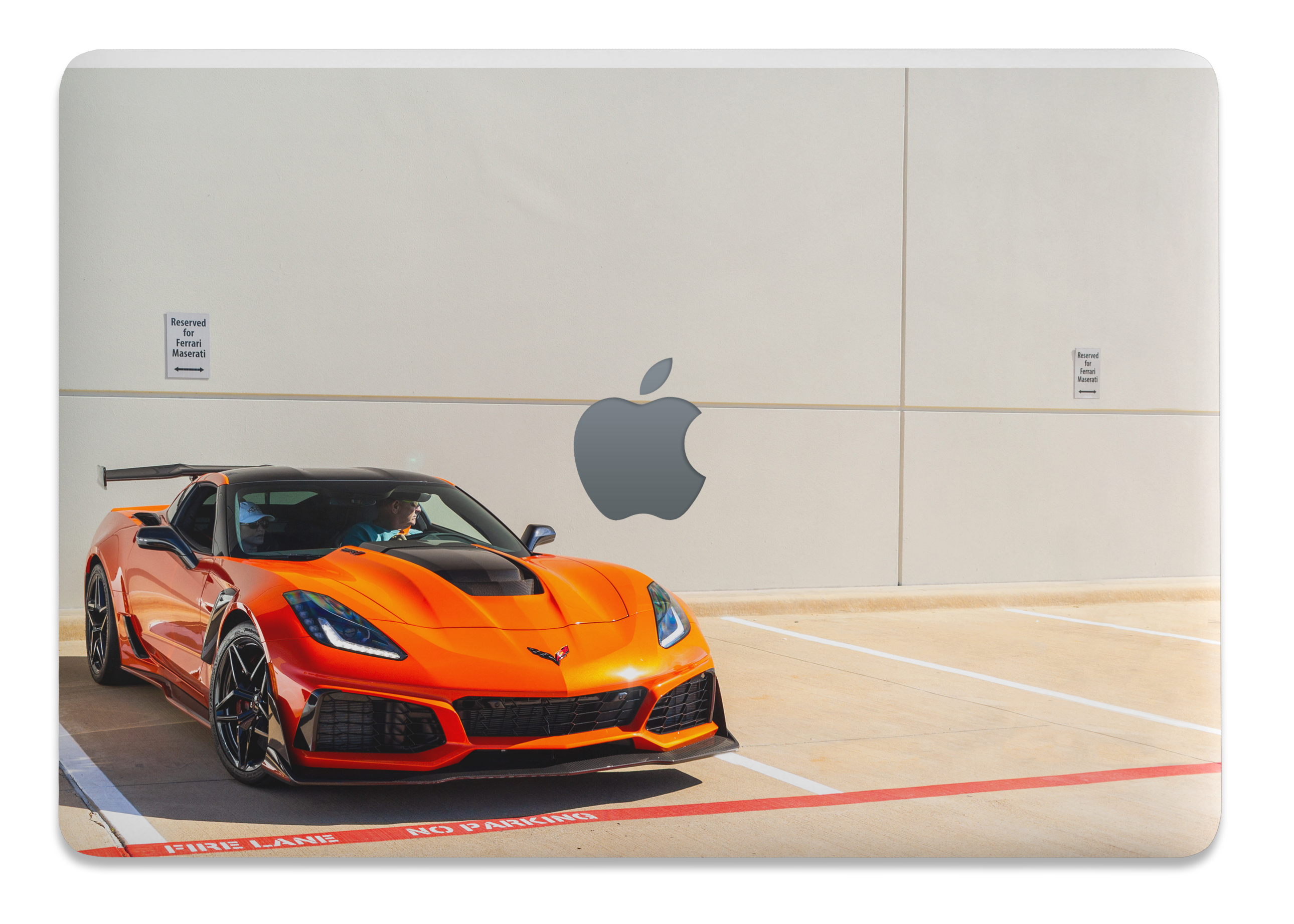 Corvette ZR1 Orange MacBook Wrap