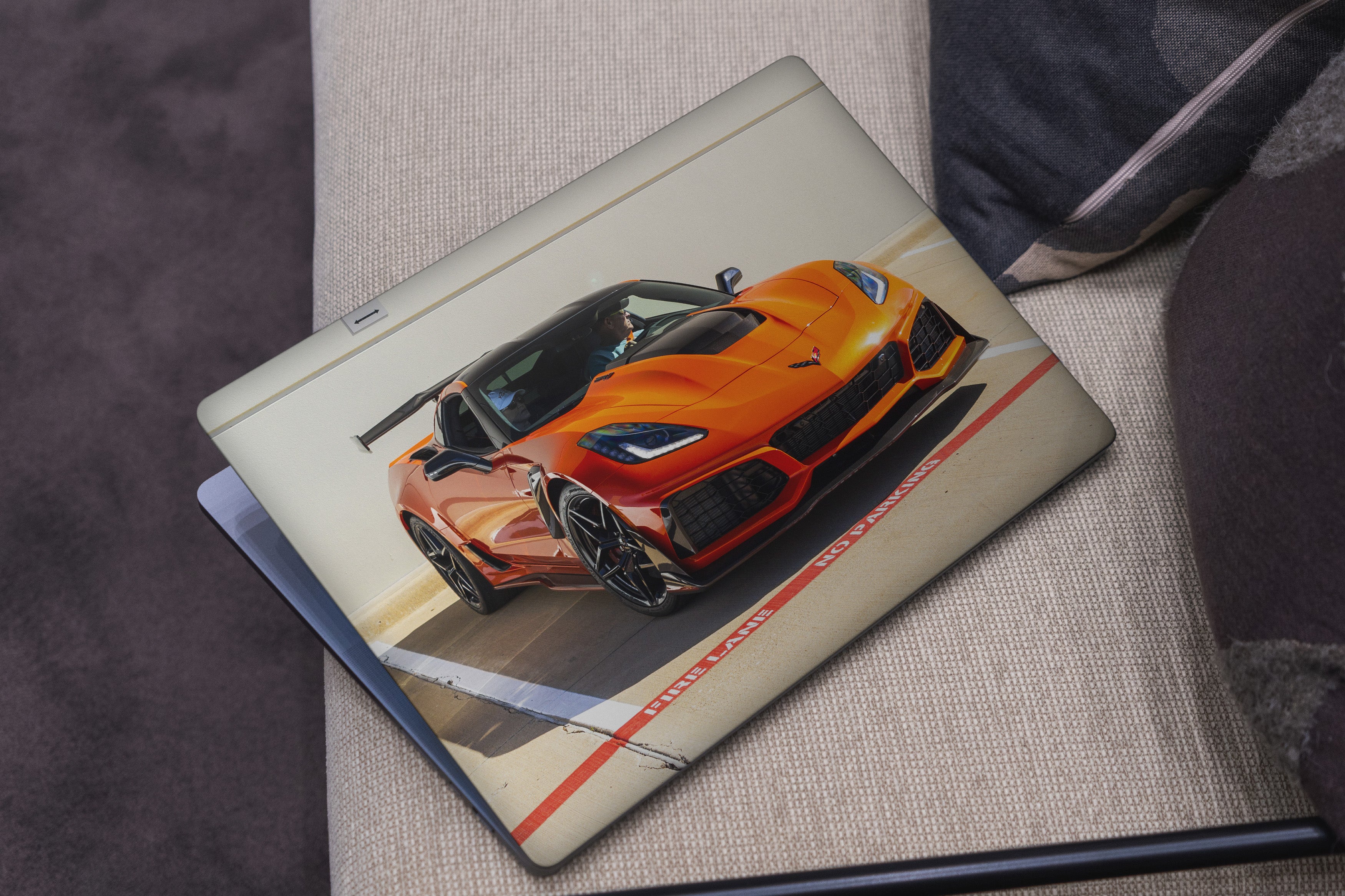 Corvette ZR1 Orange MacBook Wrap
