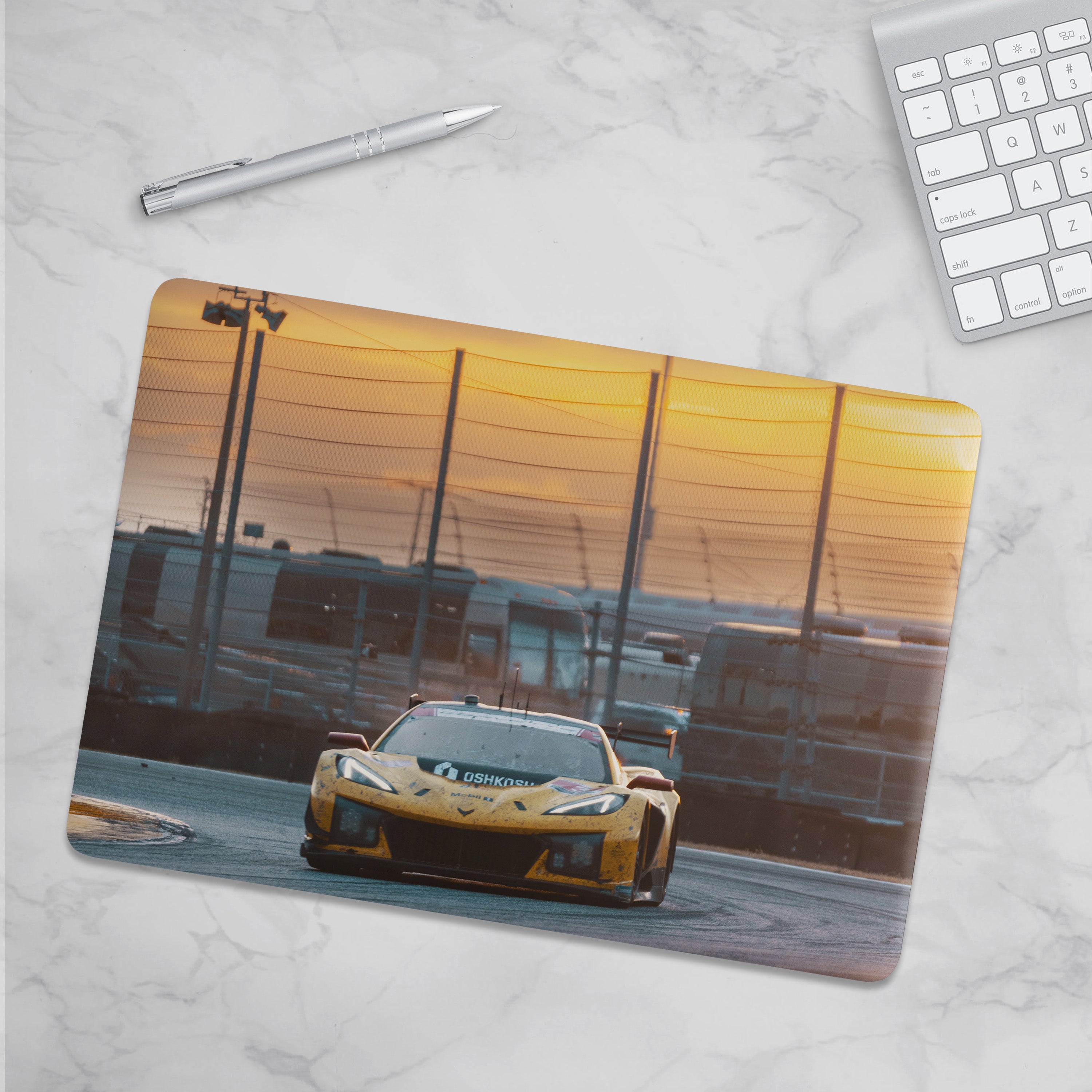 Corvette Z06 GT3 Yellow MacBook Wrap