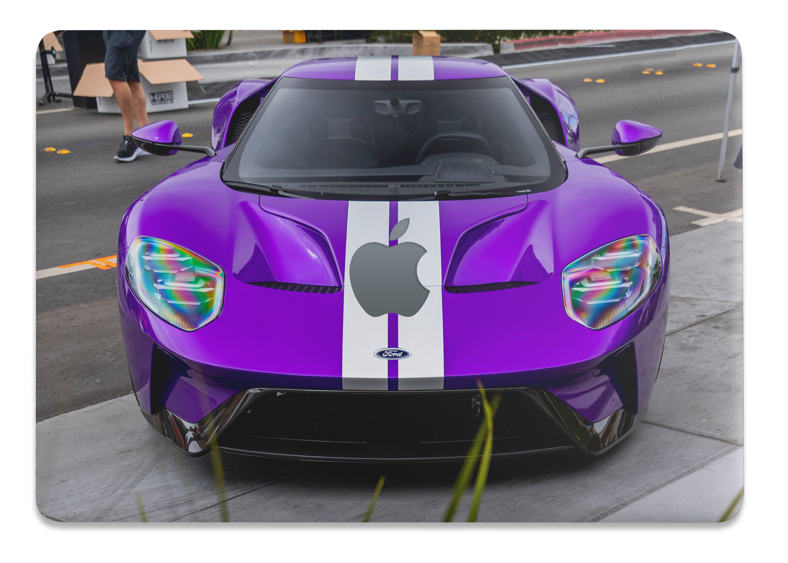 Ford Mustang GT Purple MacBook Wrap