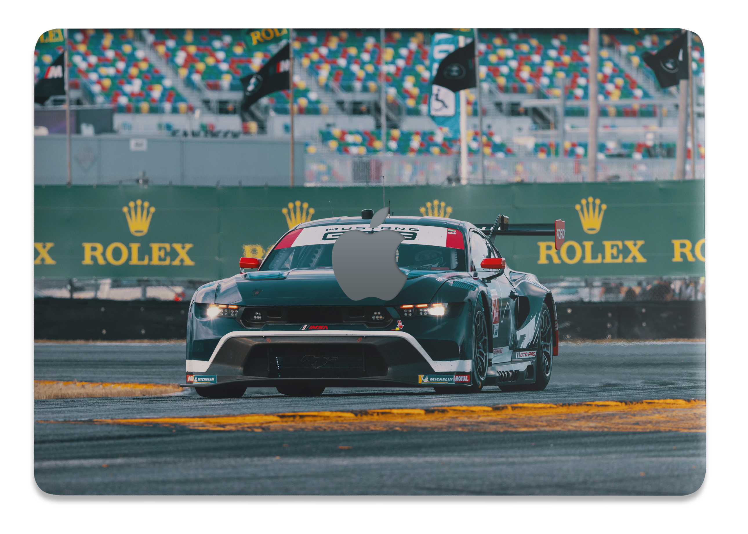 Ford Mustang GT3 Front MacBook Wrap